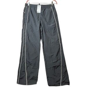 H&M Dark Gray Joggers with White Trim